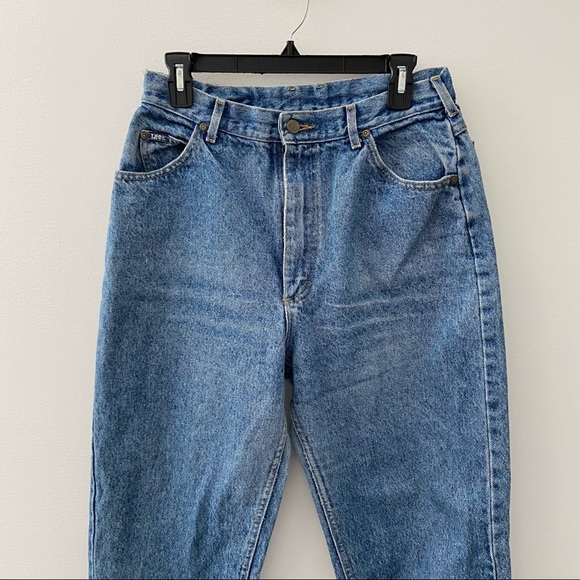 Vintage Lee Balloon Leg Hi Rise Mom Jeans 28 - Picture 2 of 8